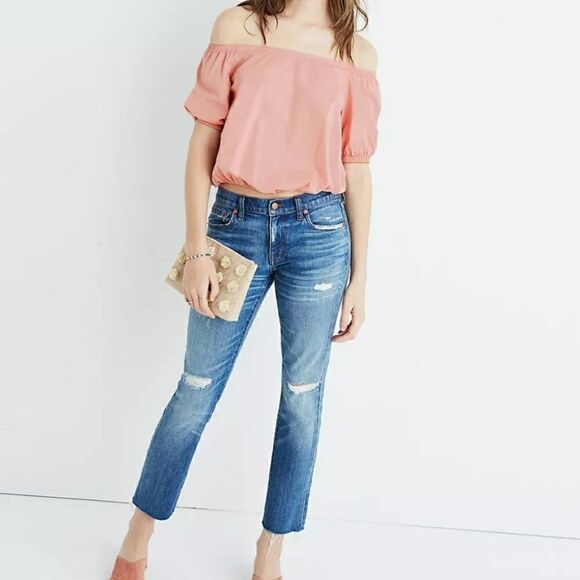 Madewell Top in Weathered Pink Sz XS - Picture 2 of 8
